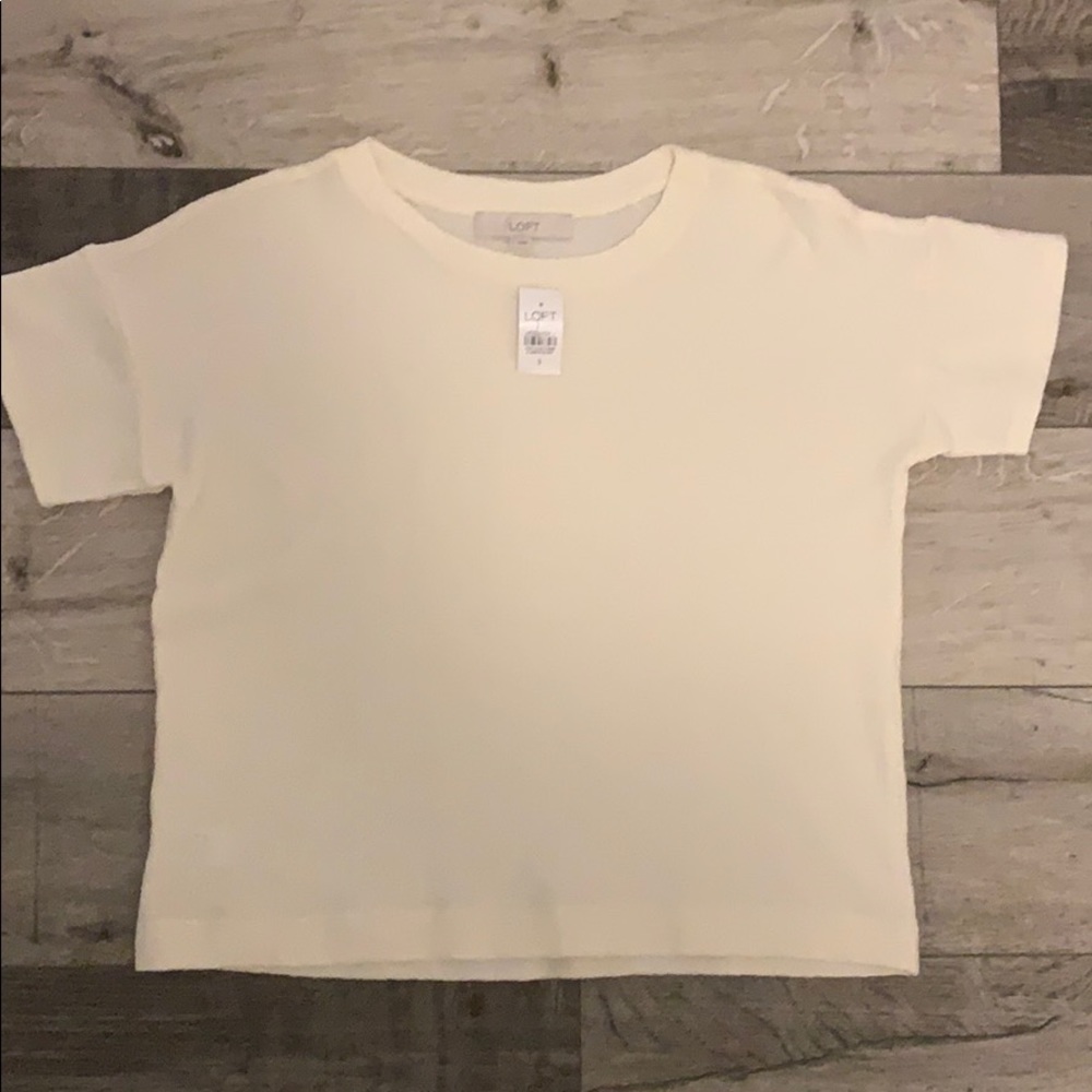 Cream colored Loft top